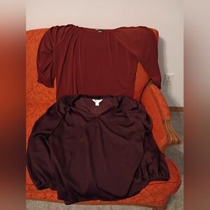 Euc XL Christopher Banks Dressy Professional Business Casual Long Sleeve Tops